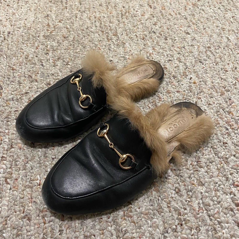 Gucci princetown slippers